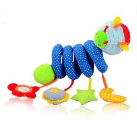 Soft Baby Hanging Rattle Toys Baby Music Plush Activity Crib Stroller Toys Rabbit Star Shape for Toddlers Baby Girls Baby Boys