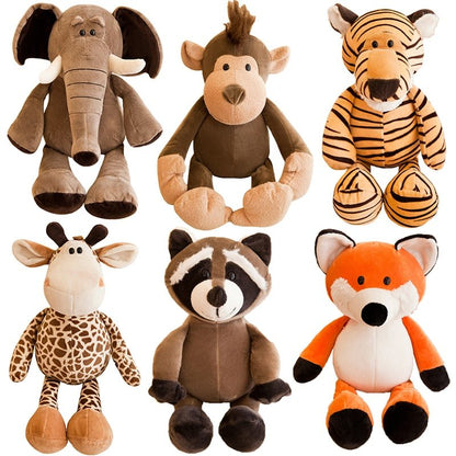 Jungle animal plush toys for calming sleep